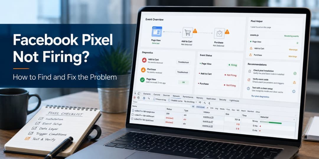 Facebook Pixel Not Firing Diagnose & Fix Meta Pixel