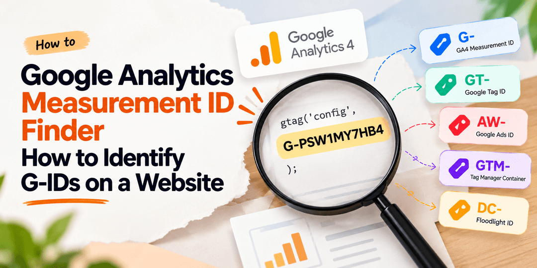 Google Analytics ID Finder